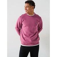 Boss Sharpe 01 Regular Fit Nickel Logo Crew Sweat - Purple