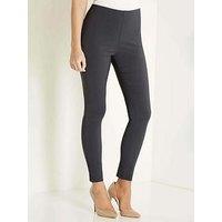 Roman Full Length Stretch Trousers - Dark Grey