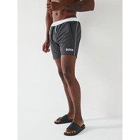 Boss Starfish Swim Shorts - Dark Grey