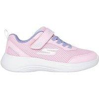 Skechers Gore And Strap Mesh Sneakers With Overlays - Pink
