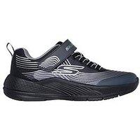 Skechers Lightweight Gore & Strap Sneaker - Black