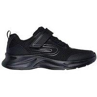 Skechers Lightweight Gore And Strap Trainers - Black
