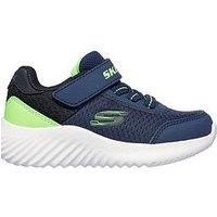 Skechers Lightweight Gore & Strap Sneakers - Navy