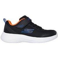 Skechers Lightweight Gore & Strap Sneaker - Black