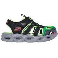Skechers Lighted Fisherman Thematic Sandals - Black
