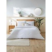 Night Lark Waffle 10.5 Tog Coverless Quilt And Pillowcase Set