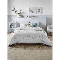 Night Lark Linen 10.5 Tog Coverless Duvet Includes Pillowcases - Cloud Grey