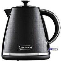 Daewoo Stirling 1.7L 3Kw Pyramid Kettle- Black