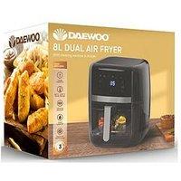 Daewoo 8L Air Fryer With Window & Divider