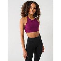 Girlfriend Collective Womens Training Topanga Cross Back Bra - Purple