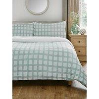 Very Home Seersucker Check Duvet Cover Set