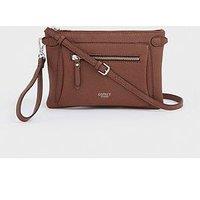 Osprey London The Ruby Leather Crossbody Clutch Bag
