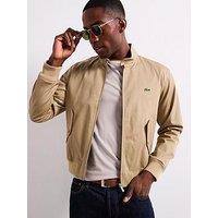 Lacoste Showerproof Cotton Twill Harrington Jacket