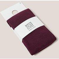 White Stuff Patty Plain Tights - Purple