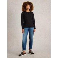 White Stuff Clara Crew Neck T-Shirt - Black