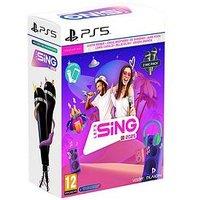 Playstation 5 Lets Sing 2025 & 2 Microphones