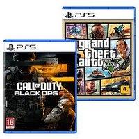 Playstation 5 Call Of Duty: Black Ops 6 Plus Grand Theft Auto V (Pegi 18)