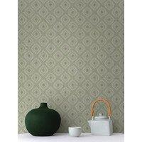 Holden Decor Indian Sunburst Wallpaper - Sage