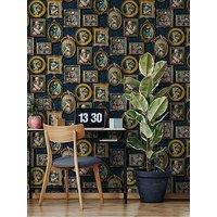 Holden Decor Regal Beasts Wallpaper In Navy