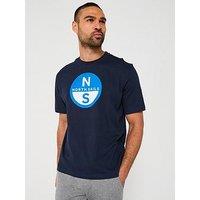 North Sails Chest Logo T-Shirt - Navy