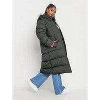 Yours Curve 2 In 1 Padded Jacket Grey