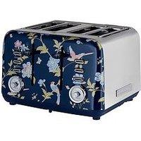 Laura Ashley Elveden Navy 4-Slice Toaster
