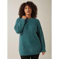 Evans Cat Feather Jumper - Blue