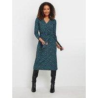 M&Co Animal Print Jersey Dress