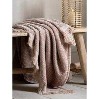 Gallery Willow Chenille Throw Natural 1300X1700Mm