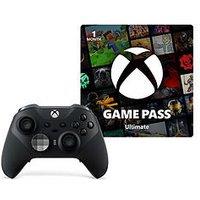 Xbox Elite Wireless Controller Series 2 Black With Game Pass Ultimate - 1-Month Membership