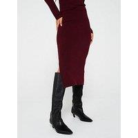 Vero Moda Whitney Long Knitted Skirt - Red