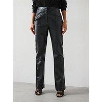 Vero Moda Wren High Waist Faux Croc Pant - Black