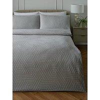 Very Home Artemis Geo Jacquard Duvet Set- Db