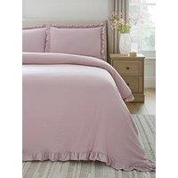 Very Home Ruffle Edge Duvet Set - Db