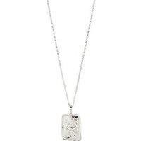 Pilgrim Cancer Zodiac Sign Necklace, Silver-Plated