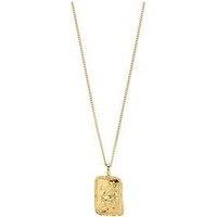 Pilgrim Cancer Zodiac Sign Necklace, Gold-Plated