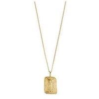 Pilgrim Libra Zodiac Sign Necklace, Gold-Plated