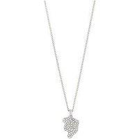 Pilgrim Connect Crystal Necklace Silver-Plated