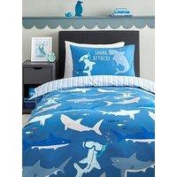 Very Home Shark Print Duvet Cover Set