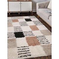 Very Home Nomad Blocks Shaggy Rug