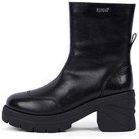 Kickers Edie Leather Boots - Black