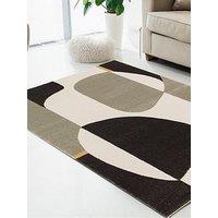 Very Home Milan Abstract Rug - Grey