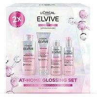 L'Oreal Paris L'Or&Egrave;Al Paris Elvive At-Home Glossing Set 4 Steps To The Shiniest Hair Of Your Life*