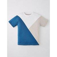 V By Very Boys Cut And Sew T-Shirt - Blue - Multi