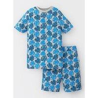 Everyday Boys Hibiscus Shortie Pyjama Set - Multi