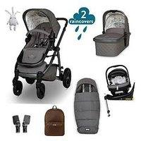 Cosatto Wow 3 Everything Travel System Bundle Adac Isize Car Seat - Bobtail