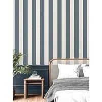 Fine Decor Juliette Stripe Wallpaper In Blue
