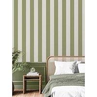 Fine Decor Juliette Stripe Wallpaper In Green