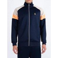 Luke 1977 Kas 3 Zip Crew Sweat - Navy