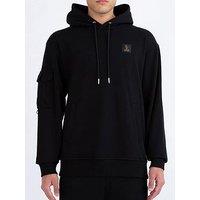 Luke 1977 Bago Patch Overhead Hoodie - Black